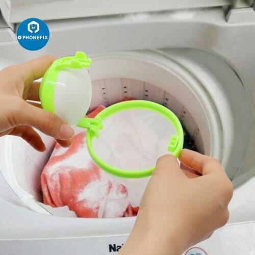 3pcs Floating Pet Fur Catcher Laundry Hair Removal Filter Bag Balls Filter Mesh Pouch Washing Machine Filter for Household Tools