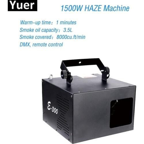 1500W Mist Haze Machine Professional Stage Laser Equipments Fog Machine DMX512 Control Fogger For Disco DJ Party Stage