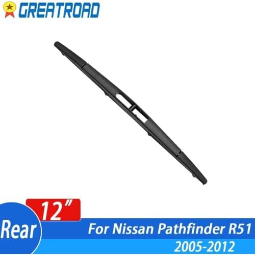 Wiper 12" Rear Wiper Blade For Nissan Pathfinder R51 2005-2012 Windshield Windscreen Rear Window