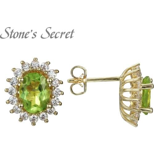 Женские золотые серьги Stone's Secret China At AliExpress