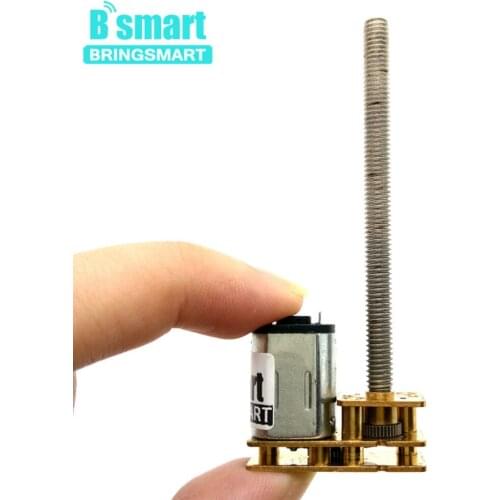 High Quality 1024GN20 DC Gear Motor 3V 6V 12V With M4 55MM Threaded Shaft 15/25/30/60/100/120/150/200/250rpm Reversible