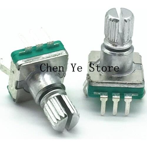 100% Original car stereo potentiometer type EC11 with the switch encoder with stepper 30 points - shaft length 12.5MM 15pulse