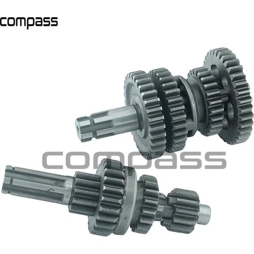 3+1 Tranmission Main Counter Shaft with Reverse (3 forward + 1 reverse gear) for ATV 50cc-110cc Engine