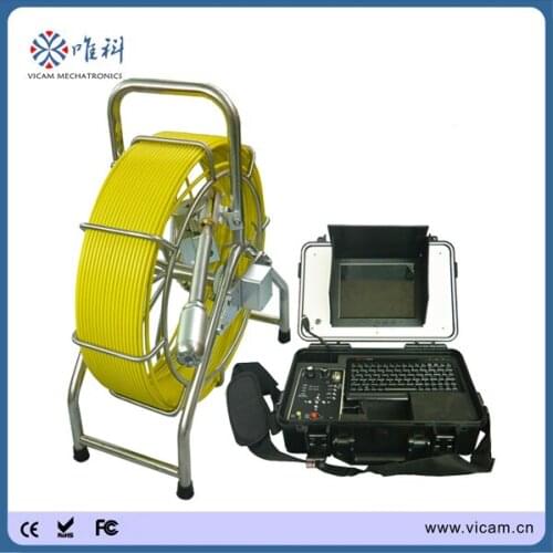 40mm sewer camera head with 512hz transmitter waterproof drain pipe inspection camera 60m cable DVR V8-3388T