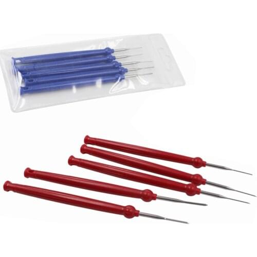 5pcs Car Plug Terminal Removal Tool Pin Needle Retractor Pick Puller Repair Electrical Remove Wire Puller Hand Tools Kit