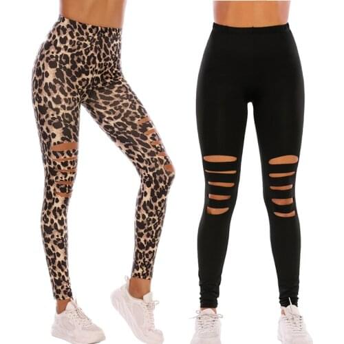 Leopard Leggings For Women Fitness Workout Yoga Pants Scrunch Butt High Waist Stretchy Pattern Gym Running Tights Leggings