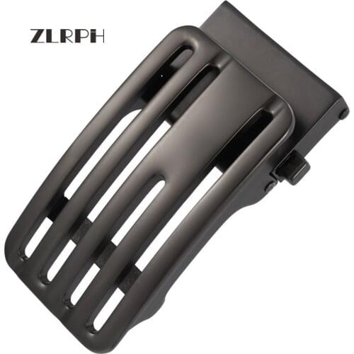 ZLRPH Hot Selling New Mens Business Alloy Automatic Buckle Unique Men Plaque Belt Buckles Ratchet Men Apparel Accessories