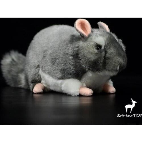 Stuffed animals toy real life wool mouse doll soft large mouse dolls toys present