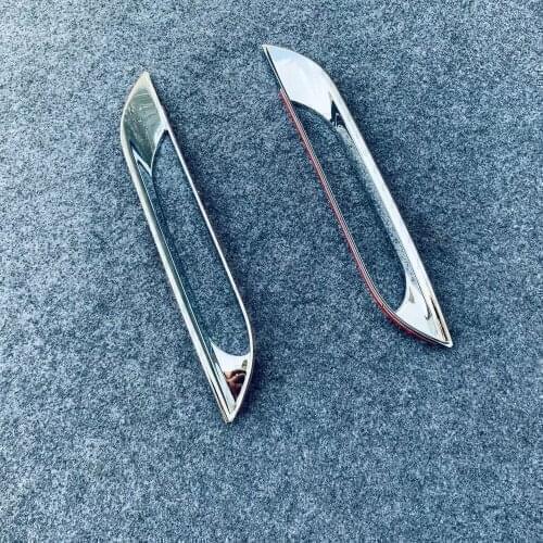 For Nissan Note 2021 2022 ABS Chrome Front Rear Foglight Fog Light Lamp Cover Trim Frame Sticker Exterior Accessories