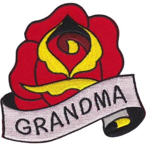 Custom Embroidered patches Biker Motorcycle Punk Gothic iron on Factory custom service available no quality limited