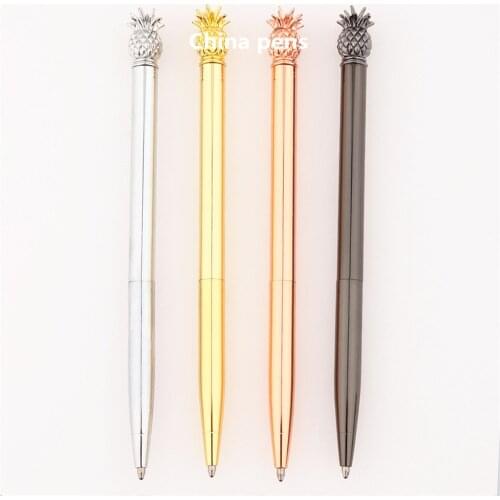 Luxury quality 06 Pineapple Model Business office School office stationery Ballpoint Pen New gold pen Financial ball point pens