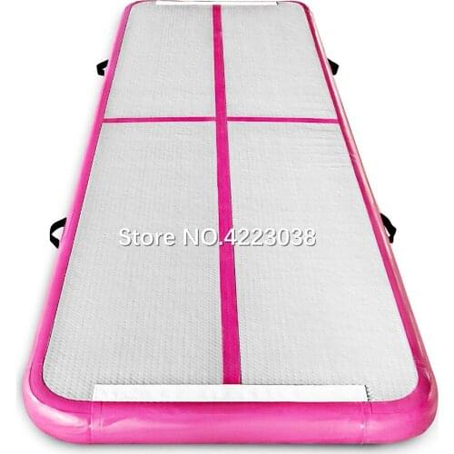 With Electric Pump 3x1x0.1m(9.8*3.3*0.33ft) Inflatable Tumble Track Trampoline Air Track Taekwondo Gymnastics Inflatable Gym Mat