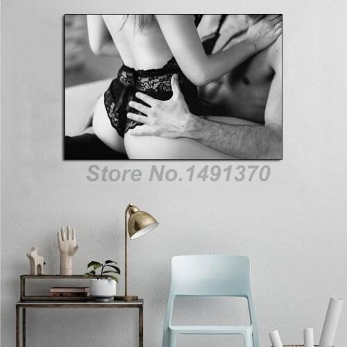 Sexy Lace Fashion Poster Black And White Woman Paintings On Canvas Modern Art Decorative Wall Pictures Home Decoration