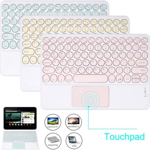 Touch Keyboard For Android Tablet 10inch Universal Mini Wireless Bluetooth Keyboard With Touchpad For iPad PC Computer Tablet
