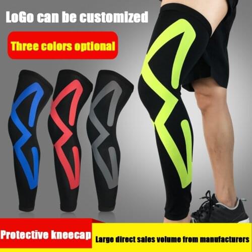 Sports compression knee pads running cycling basketball breathable straps non-slip warm nylon knee pads (Single )