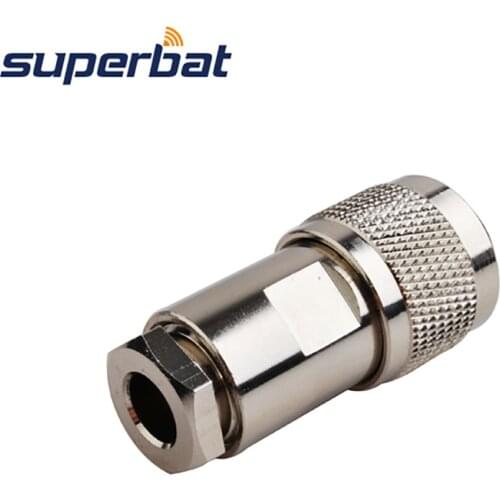 Superbat N Male Plug Solder Clamp for RG58 RG142 LMR195 RG400 Coaxial cable RF Connector Adapter