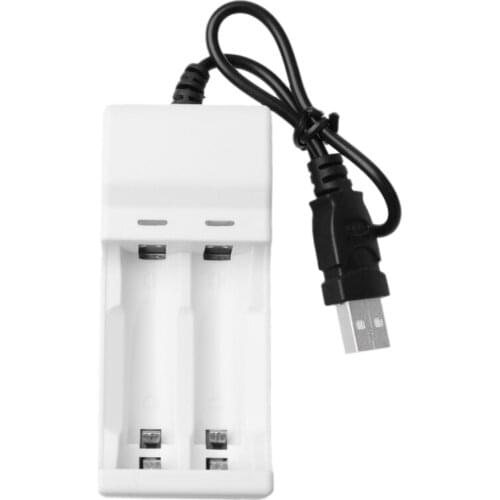 Intelligent 2 Slots 1.2V USB Charger for rechargeable NiMH NiCd AA AAA Battery