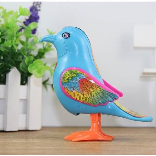 Wind-up jumping bird clockwork bird toy gift jumping bird gift wholesale fun childrens toys