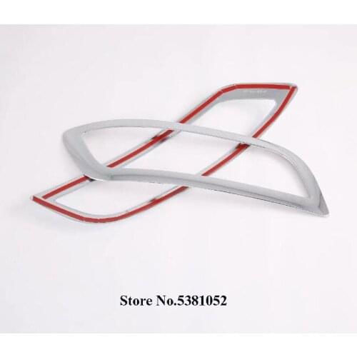 2 Pcs ABS Chrome Front Light Foglight Cover Trim Car Sticker For Hyundai Venue 2019 2020 Accessories Car Accessories