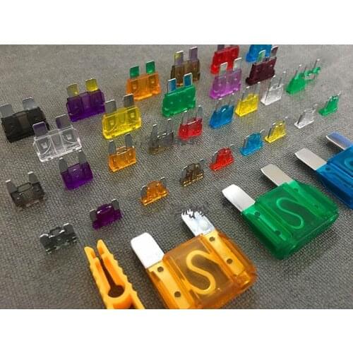 30Pcs/lot Auto Car Truck ATC Fuse different AMP Mini,small and medium Blade Mixed Set
