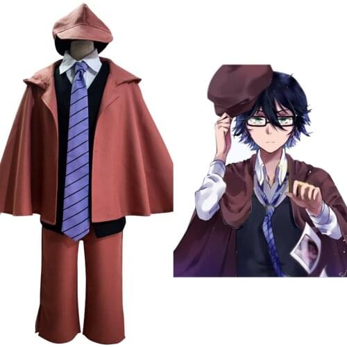 Bungo Stray Dogs Edogawa Rampo Cosplay Costume Outfits Halloween Carnival Suit