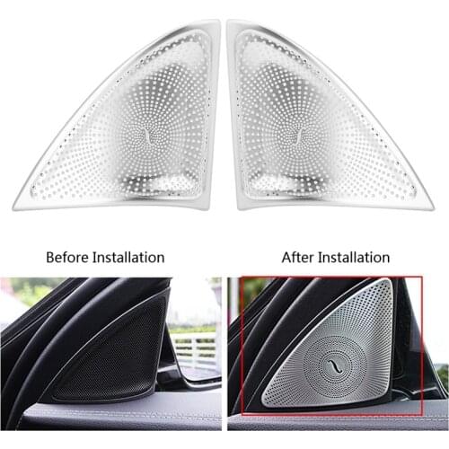 Car Door o Speaker Tweeter Decoration Cover for Mercedes Benz E Class W213 16-17 Car-Styling