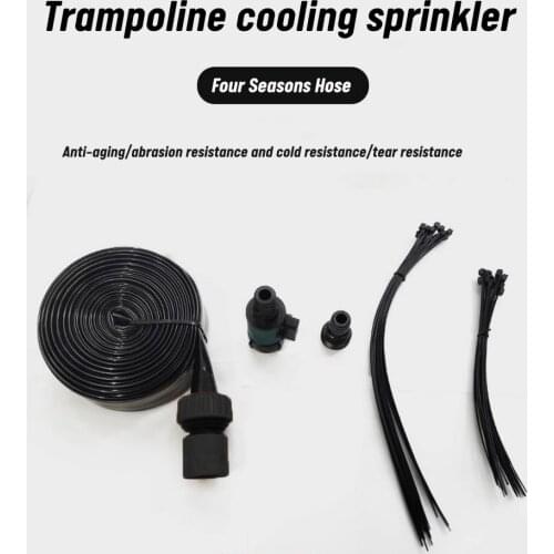 Trampoline Sprinkler Childrens Outdoor Faucet Outdoor Atomization Cooling System Summer Water Games Childrens Fun Accessories