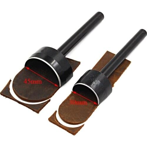 1-7Pcs DIY 1/2Semicircle Punching Stitching Cut Steel Manual Round Belt Arc Shape Tools Craft Accessory Professional 2019NEW