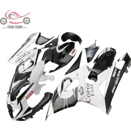 Custom Injection Chinese fairings fit for Suzuki GSXR1000 K5 05 06 white Corona ABS motorcycle fairing parts GSXR 1000 2005 2006