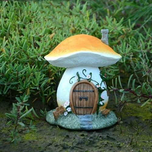 Creative Mini House Ornaments Handmade Resin Crafts Home Gardening Decoration Birthday Gifts JDH88