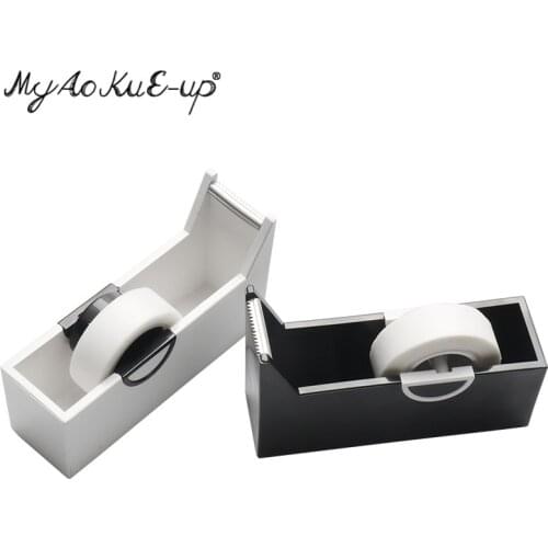 1pcs Tape Cutter Dispenser For Eyelashes Extension Adhesive Tape Holder Plastic Holder Grafting eyelash tape cutter Makeup Tools