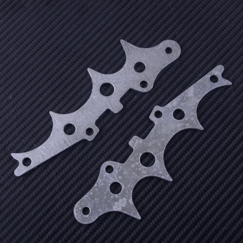 LETAOSK New High Performance 2pcs Silver Felling Dog Bumper Spike Steel Fit For Husqvarna 362 365 371 372 390 Chainsaw