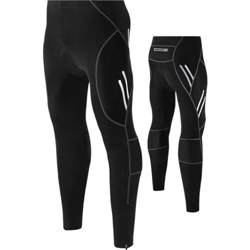 Men Bike Cycling Pants 4D Gel Pad Sports Trousers Breathable Elastic Fitness Training Tights Outdoor MTB Bike Cycling Long Pants