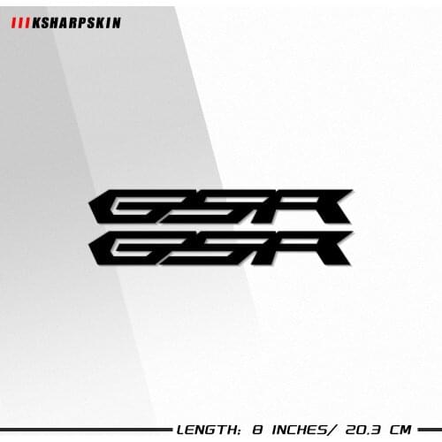 Stickers Motorcycle bicycle fuel tank sticker wheel helmet MOTO waterproof reflective logo decal For SUZUKI GSR gsr