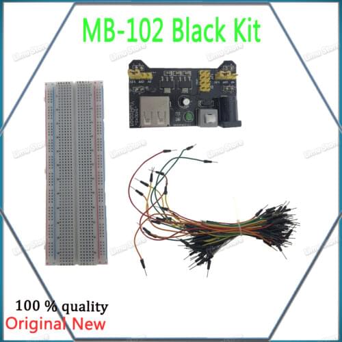1pcs NEW MB-102 MB102 Breadboard 830 Point Solderless PCB Bread Board Test Develop DIY
