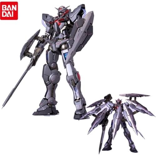 Original Bandai Gundam Anime Figure MG 1/100 Assembling Model GN-001 GUNDAM EXIA Change The Dark Color Anime Action Figures Toys