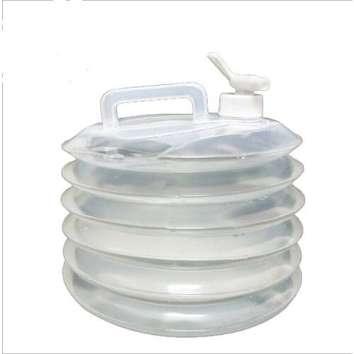 Pe folding bucket fishing emergency bucket 10l car wash bucket at 6632