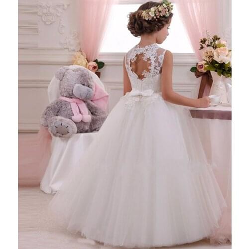 Kids Bridesmaid Dresses For Girls Princess Dress Flower Girls Wedding Dress Teenage Children Evening Party Dress 8 10 12 14 Year