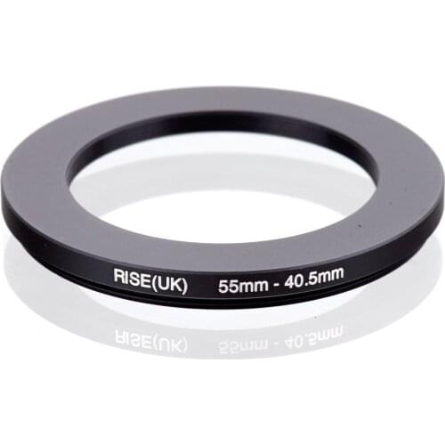 RISE(UK) 55mm-40.5mm 55-40.5mm 55 to 40.5 Step down Ring Filter Adapter black
