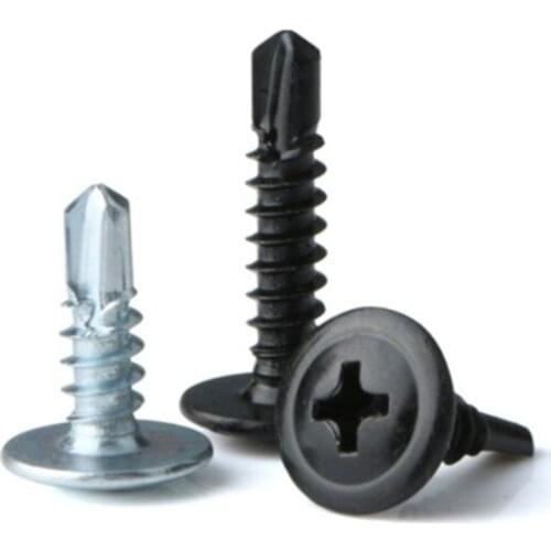 Self drilling screw M4.2*13-50 Galvanized steel round dovetail nailing pan head Color steel tile studs