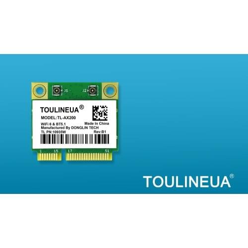 TL-AX200 intel AX200 WiFi6 AX200HMW BT5.1 IntelAX200NGW mini AX200NGW Mini PCIe WiFi Network Card PK 9265AC 9260AC 8265ac