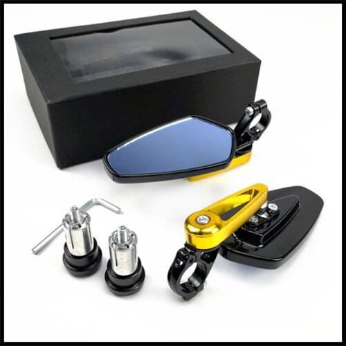 1 Pair Universal Motorcycle Aluminum Mirrors Handle Bar End for Ducati 900SS 1000SS 996 998 B S R ST4 S ABS 748 750SS