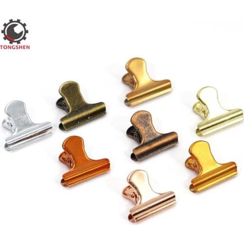 10Pcs Antique Retro Metal Chip Bag Clips Durable Paper Seal Grip for Coffee Food Bread Bags Kitchen Home Usage Metal Office