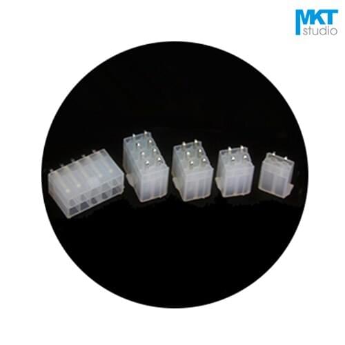 100Pcs 5557 Series 4.2mm Pitch Straight Pins Double Rows Male Box Header 8P 10P 12P