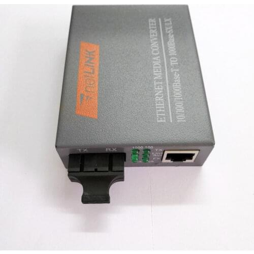 1000Mbps HTB-GM-03 Fiber Optic Media Converter Gigabit Netlink RJ45 Ethernet Optical Converter SC UPC Multi-Mode Duplex 2KM