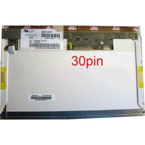 12.1'' LCD matrix LTN121AT07 For Lenovo THINKPAD X200 X201 X201I notebook replacement display 1280*800 30pin