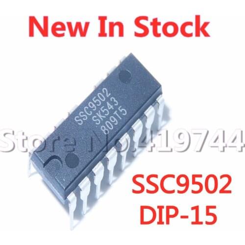 2PCS/LOT SSC9502 DIP-15 LCD power management chip In Stock NEW original IC