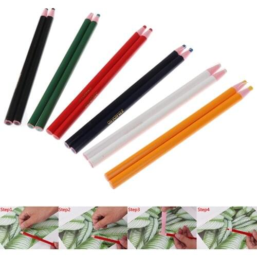 2Pcs Fabric Sewing Pencils Patchwork Dressmaking Craft Tools Accessories For Professional Tailor Home Tailoring 6 Colors
