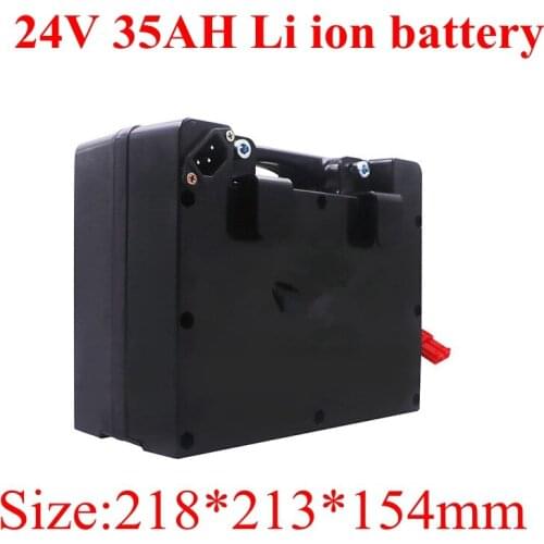 24V 35Ah Lithium Ion Battery for Electric Scooter Ebike Electric Wheelchair Power Wheelchair UPS+3A Charger