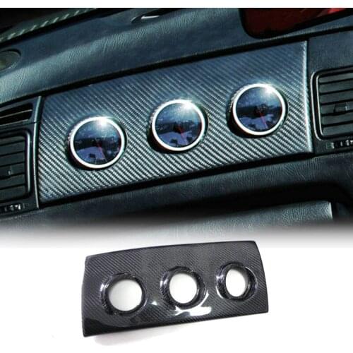 Car Styling Carbon Fiber Glove Box Triple Gauge Pod 52mm (RHD) For MK4 Supra